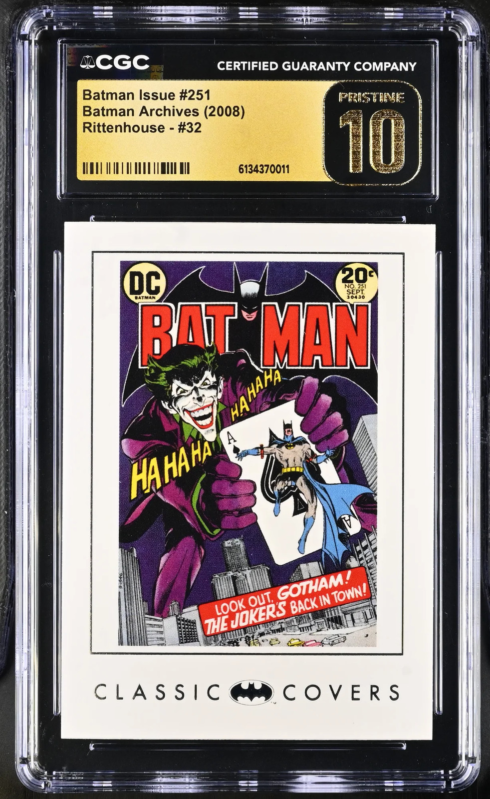 2008 Rittenhouse Batman Archives #32 - Batman Issue #251 - CGC 10 Pristine