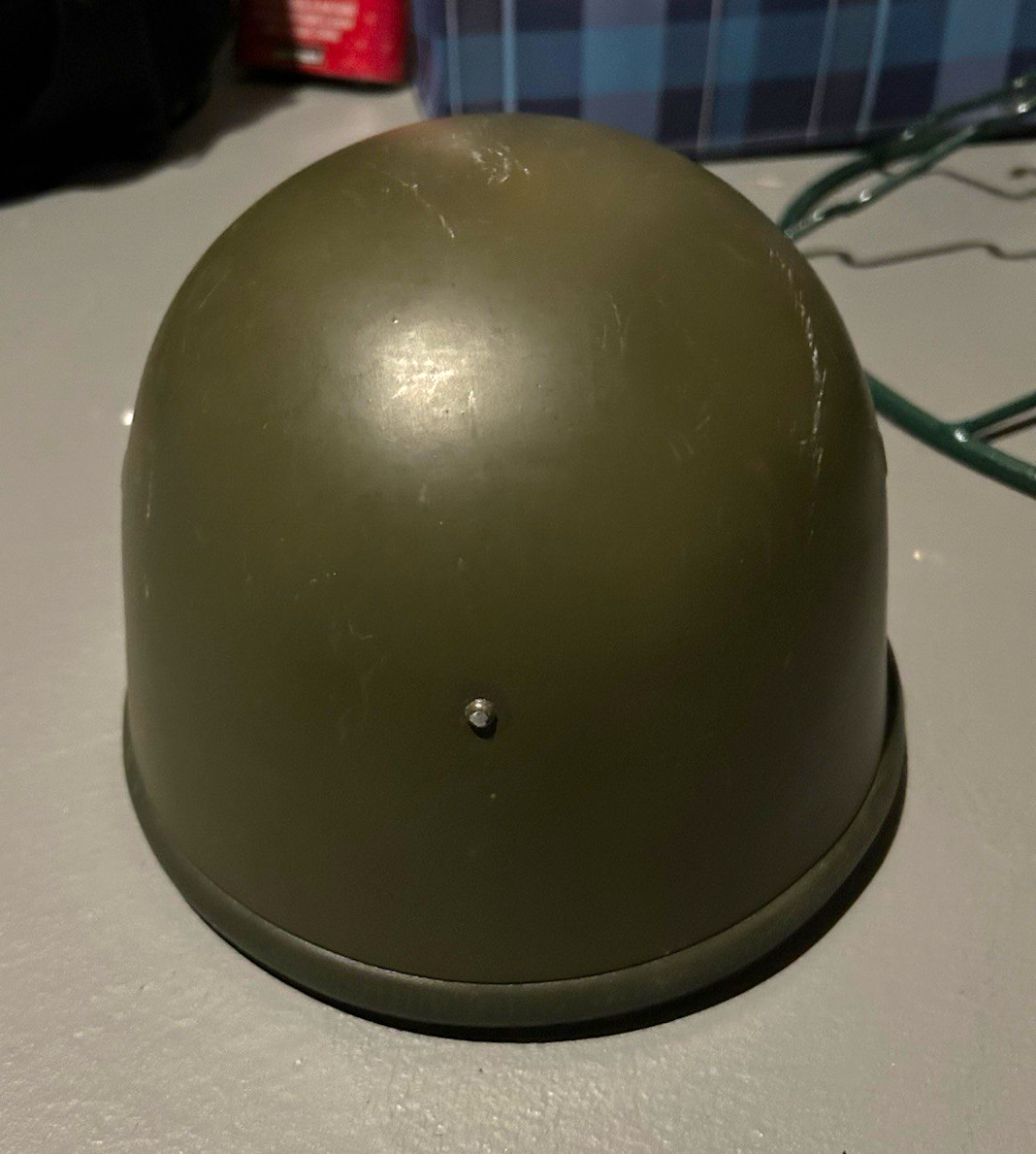 Vintage East German Paratrooper Military Helmet Vintage East German Paratrooper Military Helmet