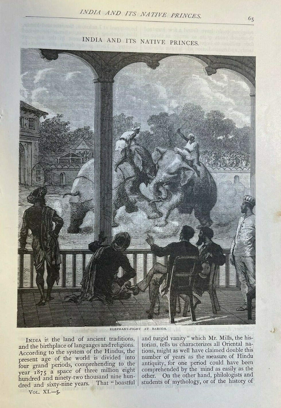 1875 India and Its Native Princes illustrated