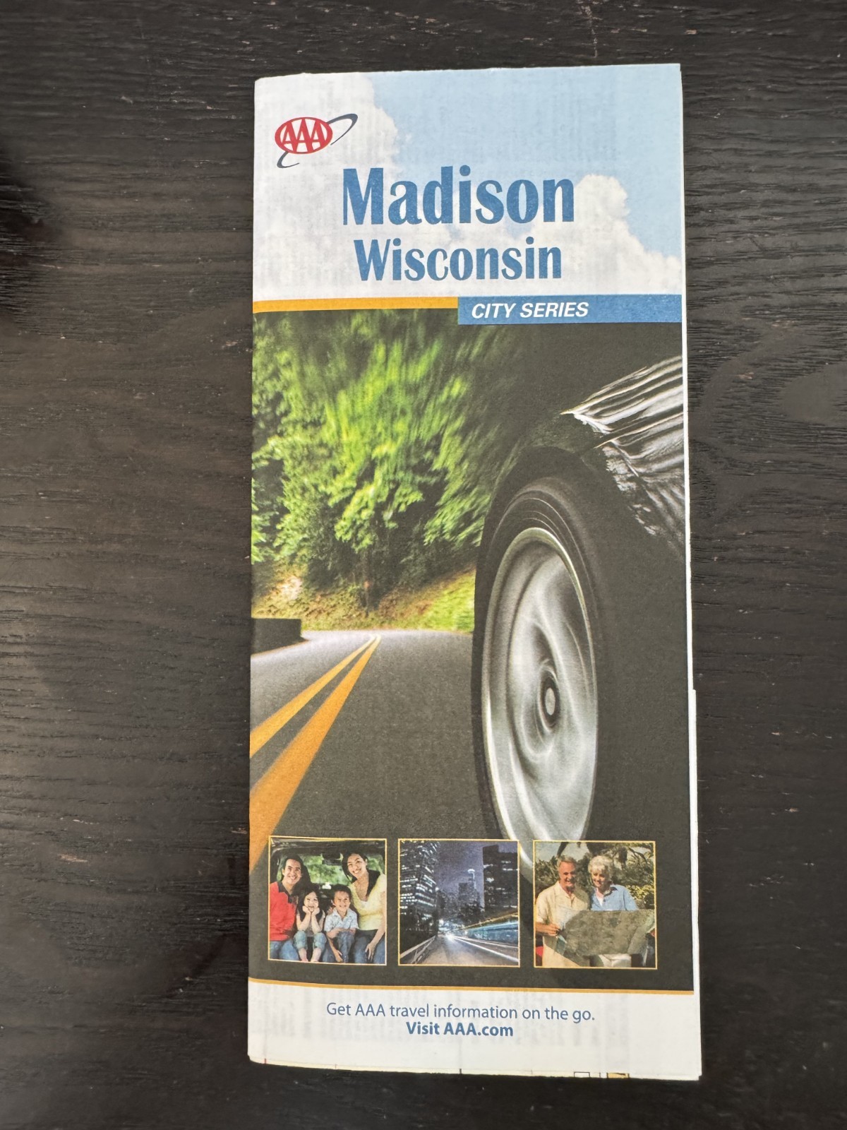 AAA Road Map-The Map of Madison, Wisconsin USA - City Series -2011-