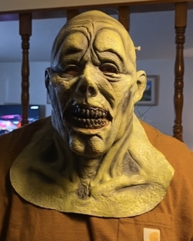 Vintage Goosebumps The Haunted Mask Official Halloween Mask RL Stine RARE Vintage Goosebumps The Haunted Mask Official Halloween Mask RL Stine RARE