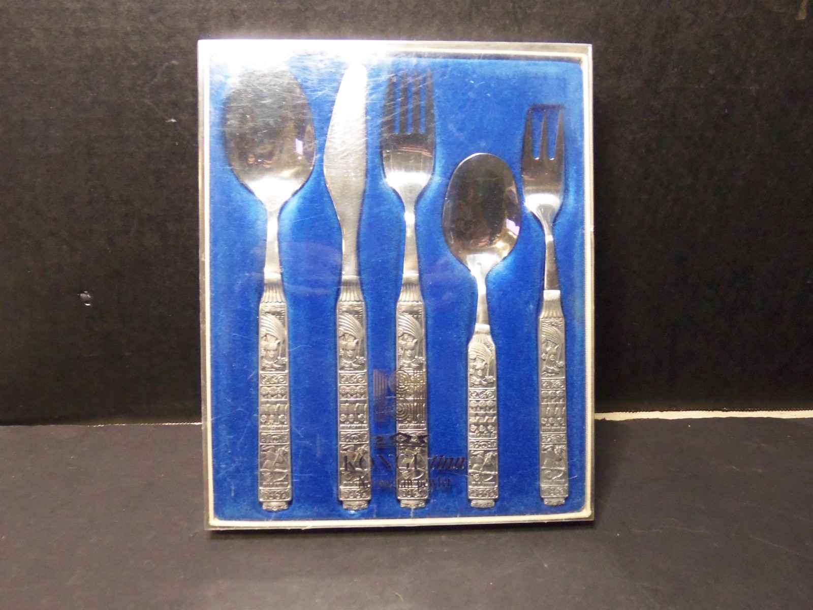 Vintage Konge Tinn Norwegian Pewter Flatware #389 Cutlery Starter Set NOS Vintage Konge Tinn Norwegian Pewter Flatware #389 Cutlery Starter Set NOS
