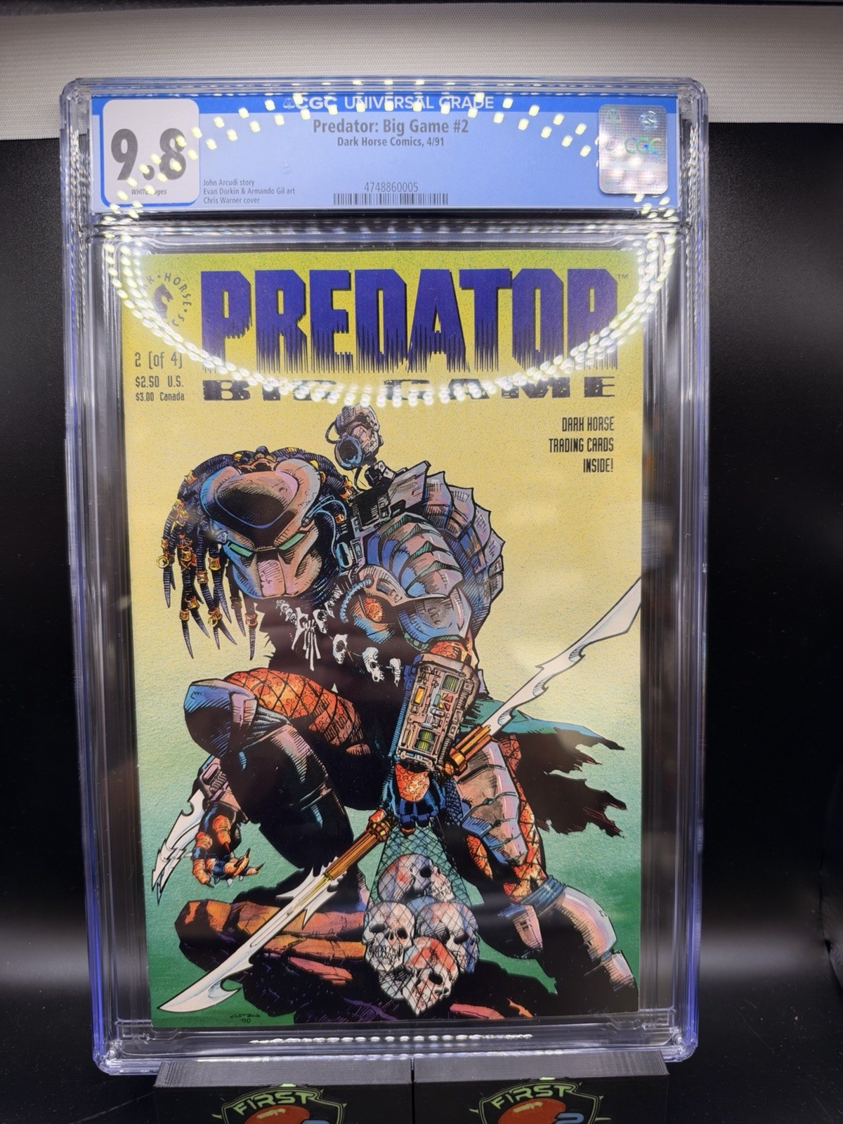 Dark Horse Comics Predator: Big Game #2 (1991) CGC 9.8 Near Mint/Mint Dark Horse Comics Predator: Big Game #2 (1991) CGC 9.8 Near Mint/Mint