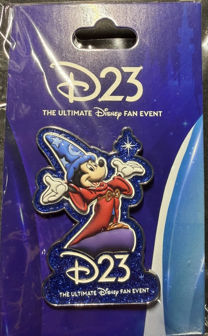 2026 D23 The Walt Disney Company Store TWDCS Sorcerer Mickey Ultimate Fan Pin