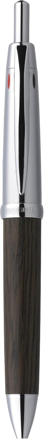Uni Pure Malt Premium 3&1 Multi Pen Gravity Oak Wood Grip Matte Black Japan