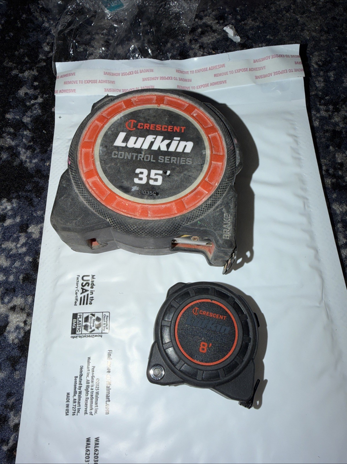 Crescent Lufkin Tape Measure 35' Control Series + A Mini Lufkin Free