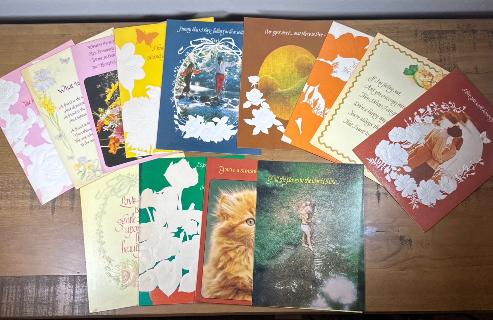 1977 Mark I Vintage Greeting Cards Lot of 13 Love Romance Wedding MCM 1977 Mark I Vintage Greeting Cards Lot of 13 Love Romance Wedding MCM