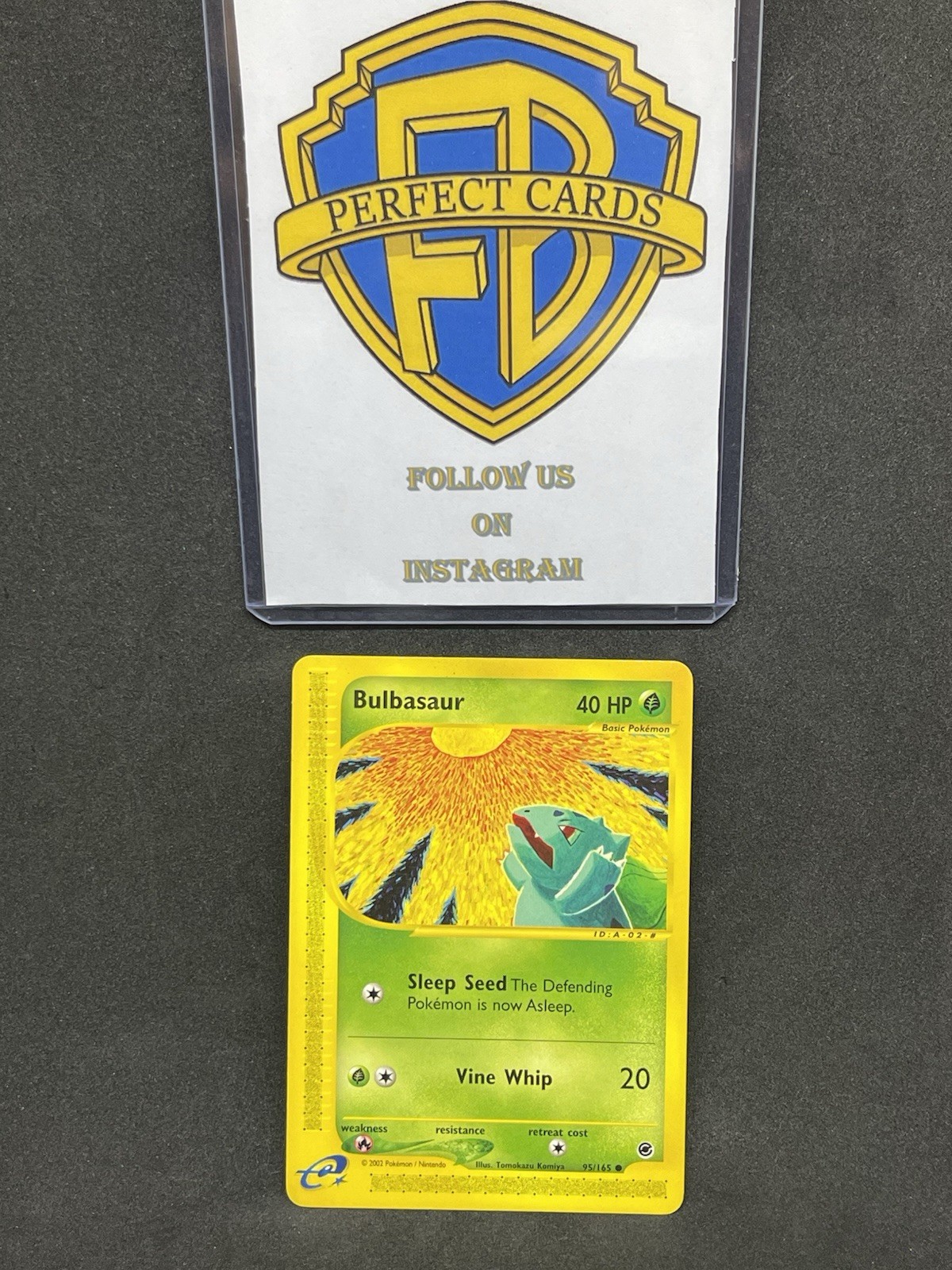 POKÉMON EXPEDITION BULBASAUR COMMON 95/165 NM ENG