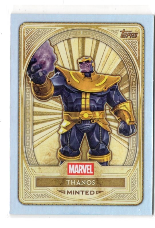 2025 Topps Marvel Mint Thanos GOLD MINTED BASE CARD #77