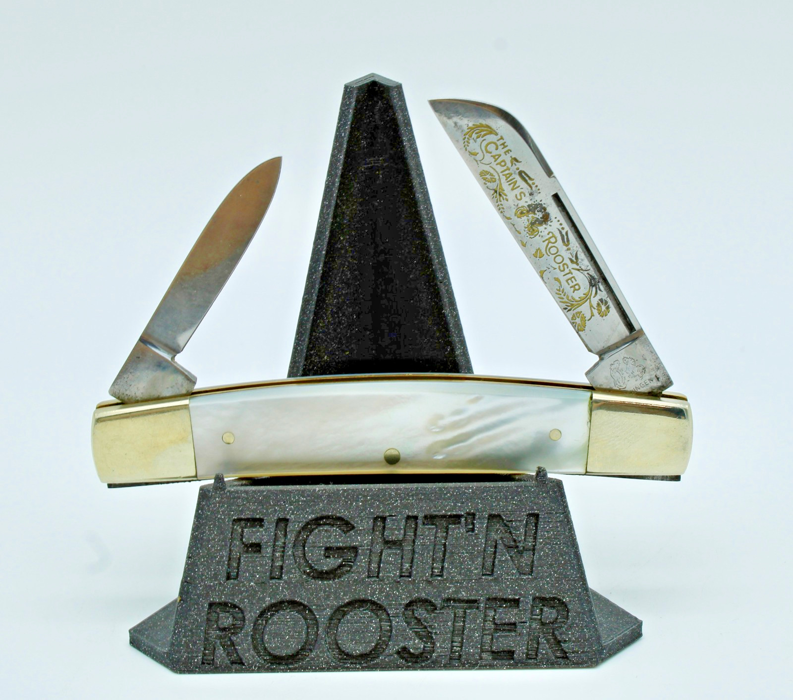 PRE-1982 FIGHT\'N ROOSTER TRANSITION STAMP PEARL CAPTAINS ROOSTER HALF CONGRESS