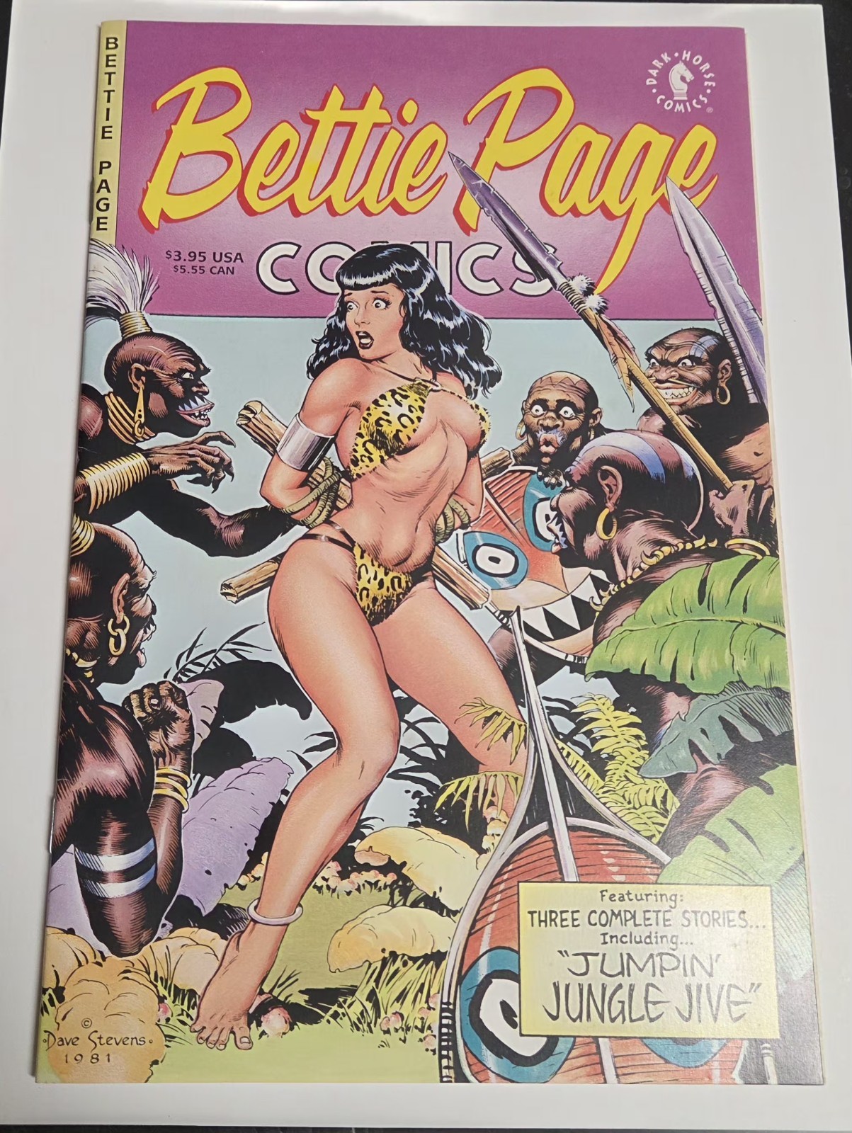 Bettie Page Comics #1 (Dark Horse Comics March 1996) Dave Stevens Cover See Pics Bettie Page Comics #1 (Dark Horse Comics March 1996) Dave Stevens Cover See Pics