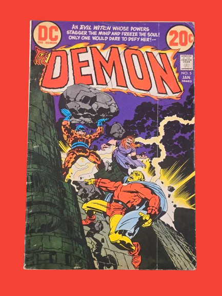 The Demon #5 1973 DC Comics Jack Kirby Etrigan Merlin Ugly Meg
