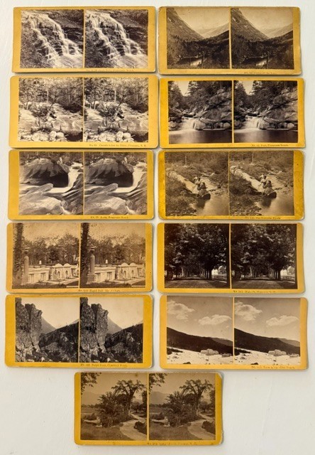 11 Antique Kilburn Brothers Stereoviews Early New England Views 1865-1877