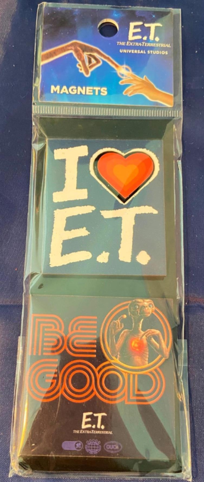 Universal Studios E.T. The Extraterrestrial Magnet Set Be Good I Love E.T. New Universal Studios E.T. The Extraterrestrial Magnet Set Be Good I Love E.T. New