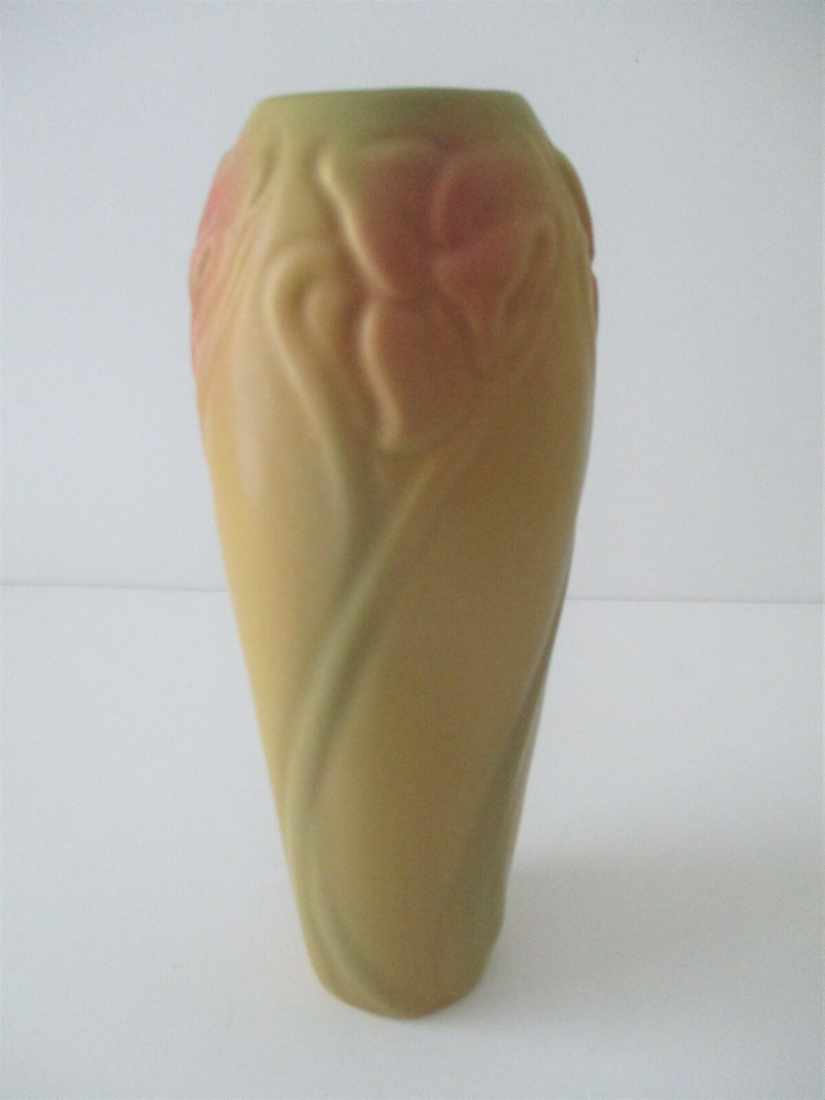 Van Briggle Aspen Sunrise Daffodil Vase Aø CCII  9.5\