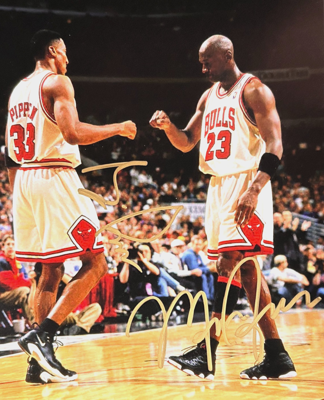 MICHAEL JORDAN & SCOTTY PIPPEN Signed 810