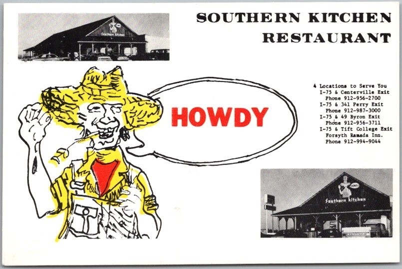 BYRON, Georgia Postcard \