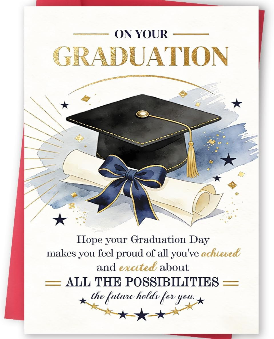 FANCYLUCKY Inspirational Graduation Gift for High School College Grad, Graduatio