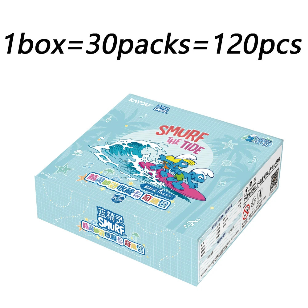 Original  Smurf Collection Cards for Boys Girls Trading Card Booster Box
