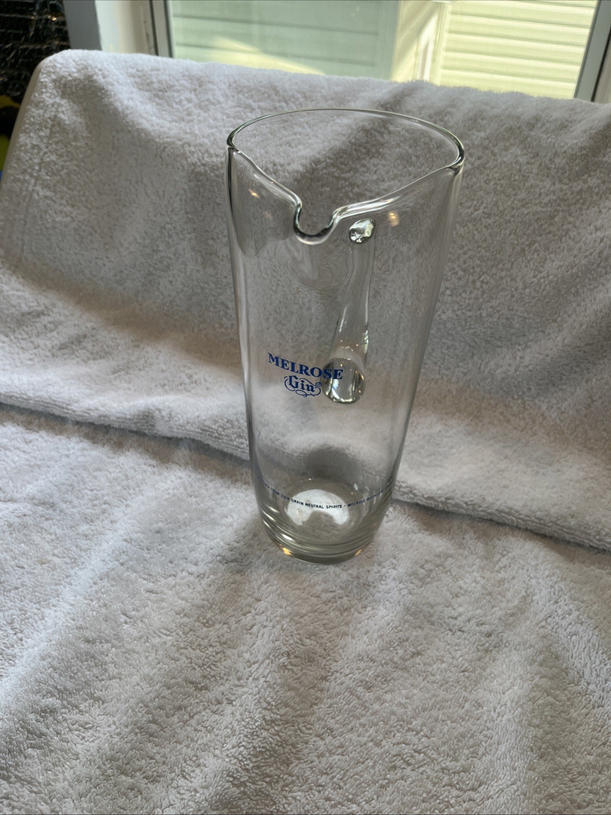 Vintage Melrose Gin Martini 9” Tall Pitcher… Vintage Melrose Gin Martini 9” Tall Pitcher…