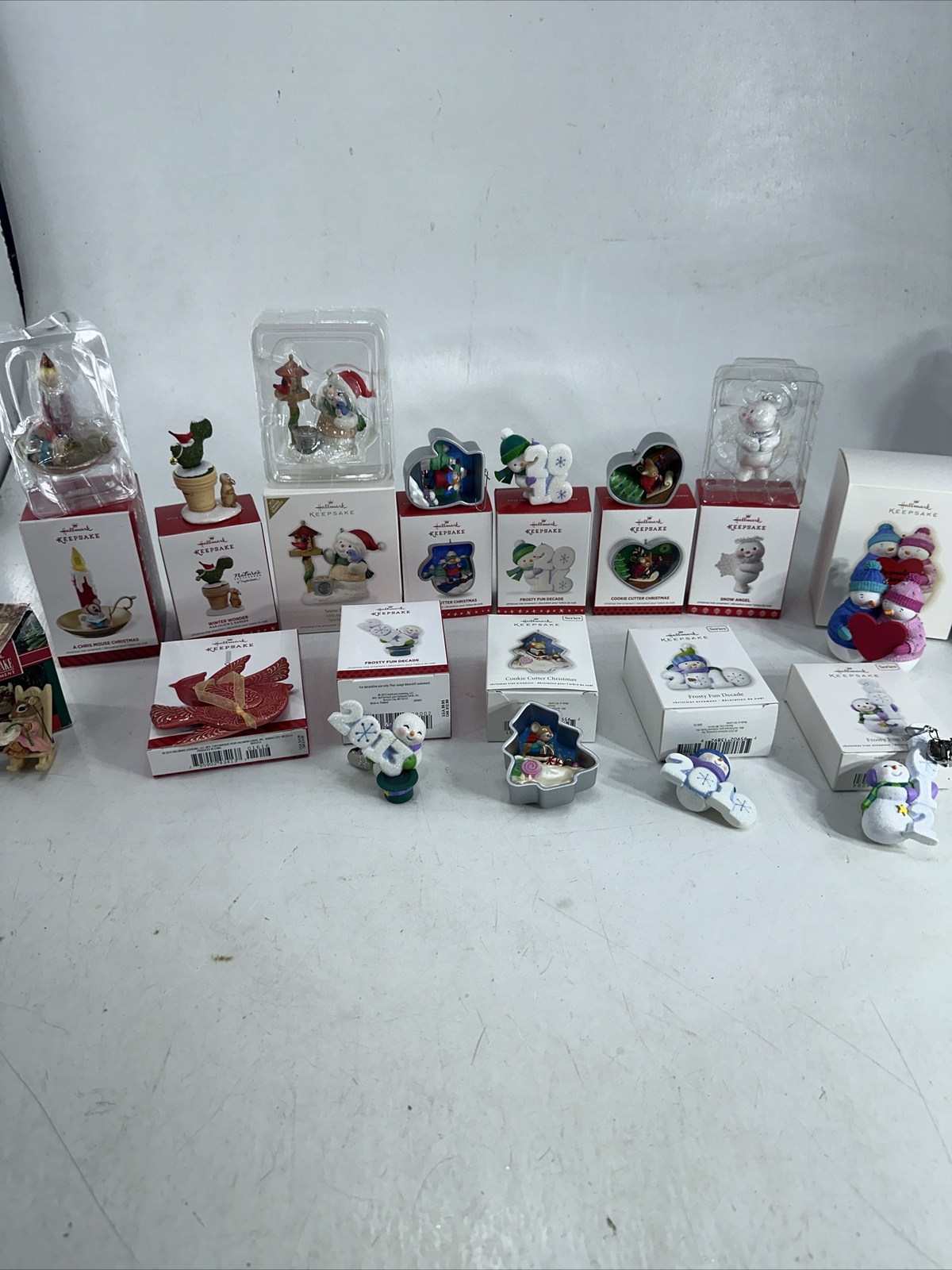 Hallmark Keepsake Christmas Ornament Lot Of 14 2012 13 14 16 17