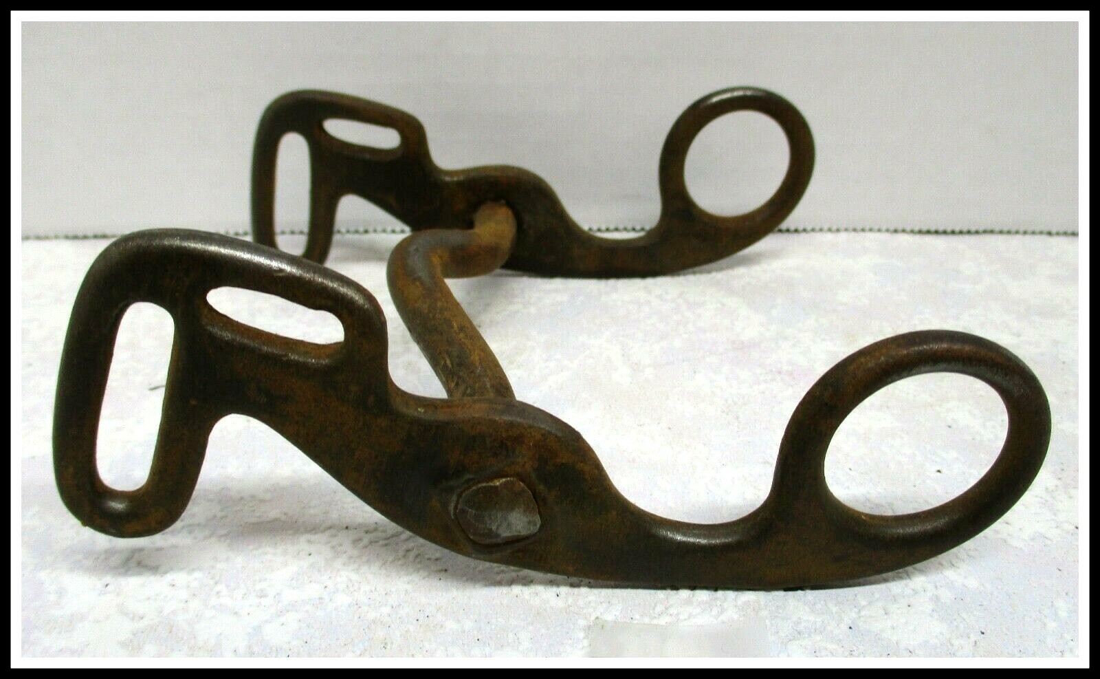 RARE Early 1900\'s Unusual Sweet Iron Pony Size Short Shank Horse Riding Bit