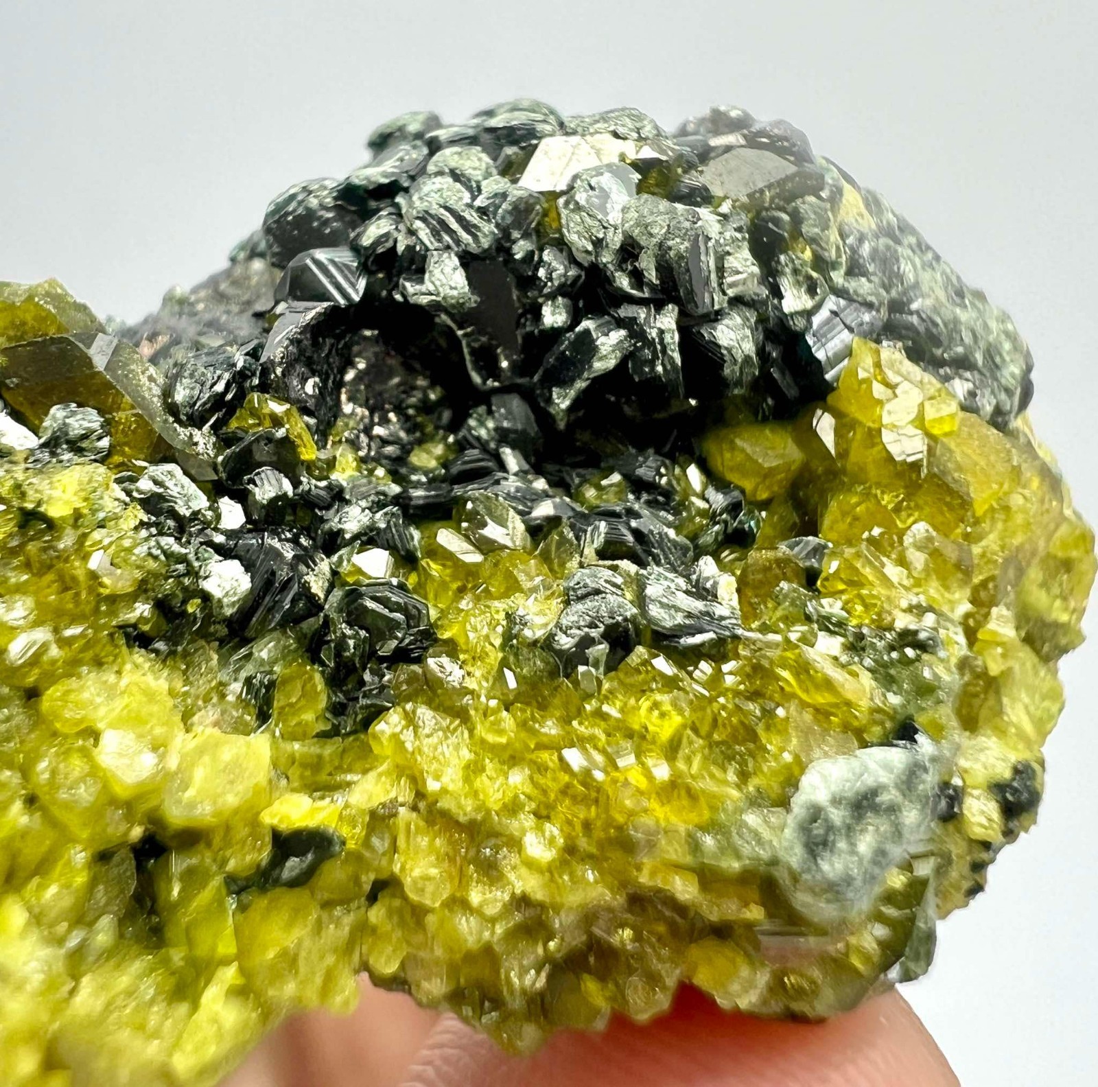 86 CT Rare Vesuvianite With Magnetite Crystals On Matrix From Pakistan A42 86 CT Rare Vesuvianite With Magnetite Crystals On Matrix From Pakistan A42
