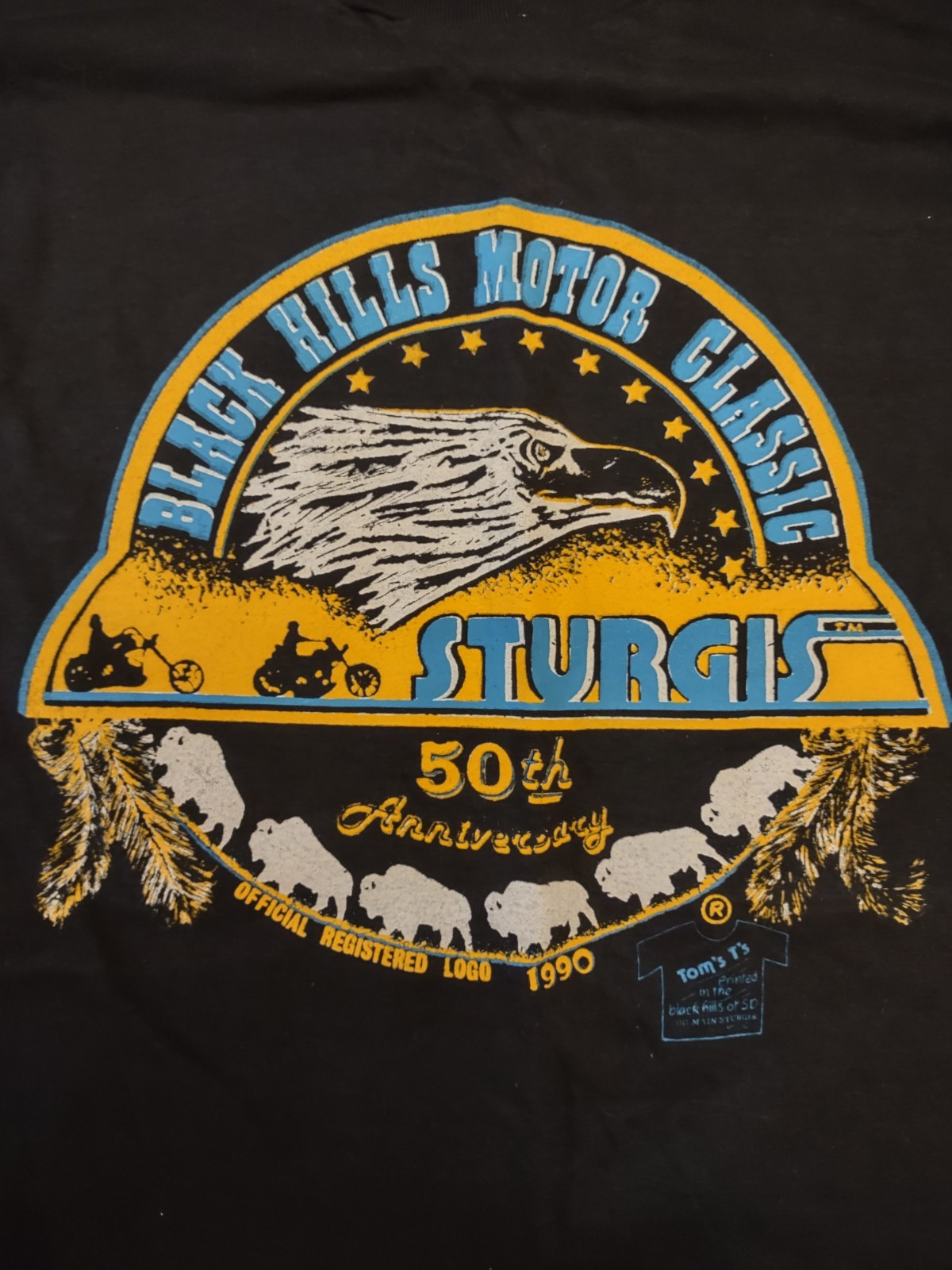 Harley Davidson Vintage t shirt M 1990 Black Hills Sturgis 50th GREAT CONDITION Harley Davidson Vintage t shirt M 1990 Black Hills Sturgis 50th GREAT CONDITION
