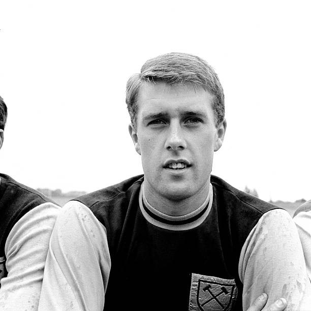 Geoff Hurst West Ham United 1960s Historic Old Sports Photo