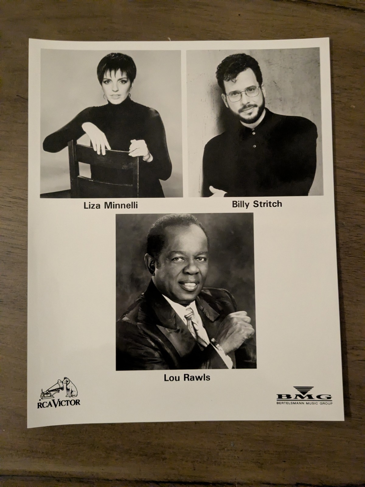 Liza Minnelli, Billy Stritch & Lou Rawls RCA Victor/BMG Music Promo Photo Liza Minnelli, Billy Stritch & Lou Rawls RCA Victor/BMG Music Promo Photo
