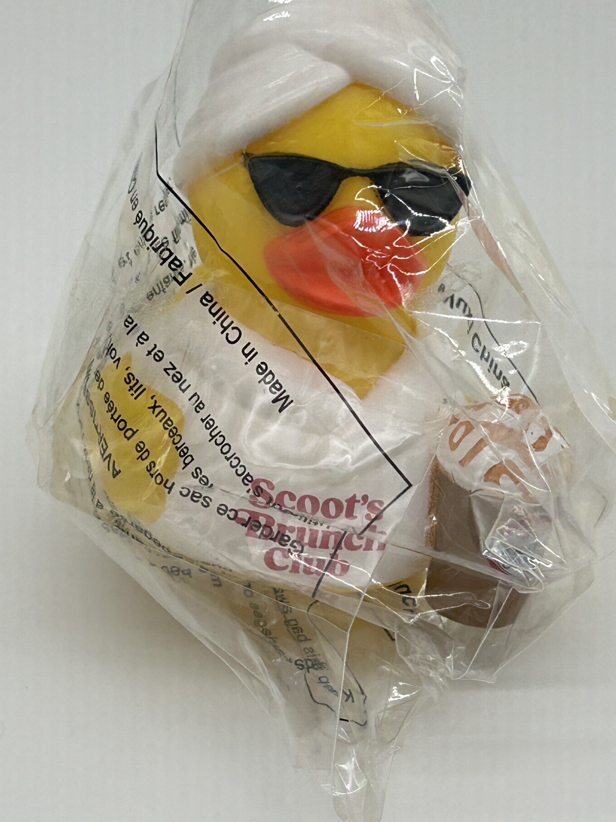 New NIP Scooter’s Coffee Rubber Ducky Duck Brunch Club Promo Collectable New NIP Scooter’s Coffee Rubber Ducky Duck Brunch Club Promo Collectable