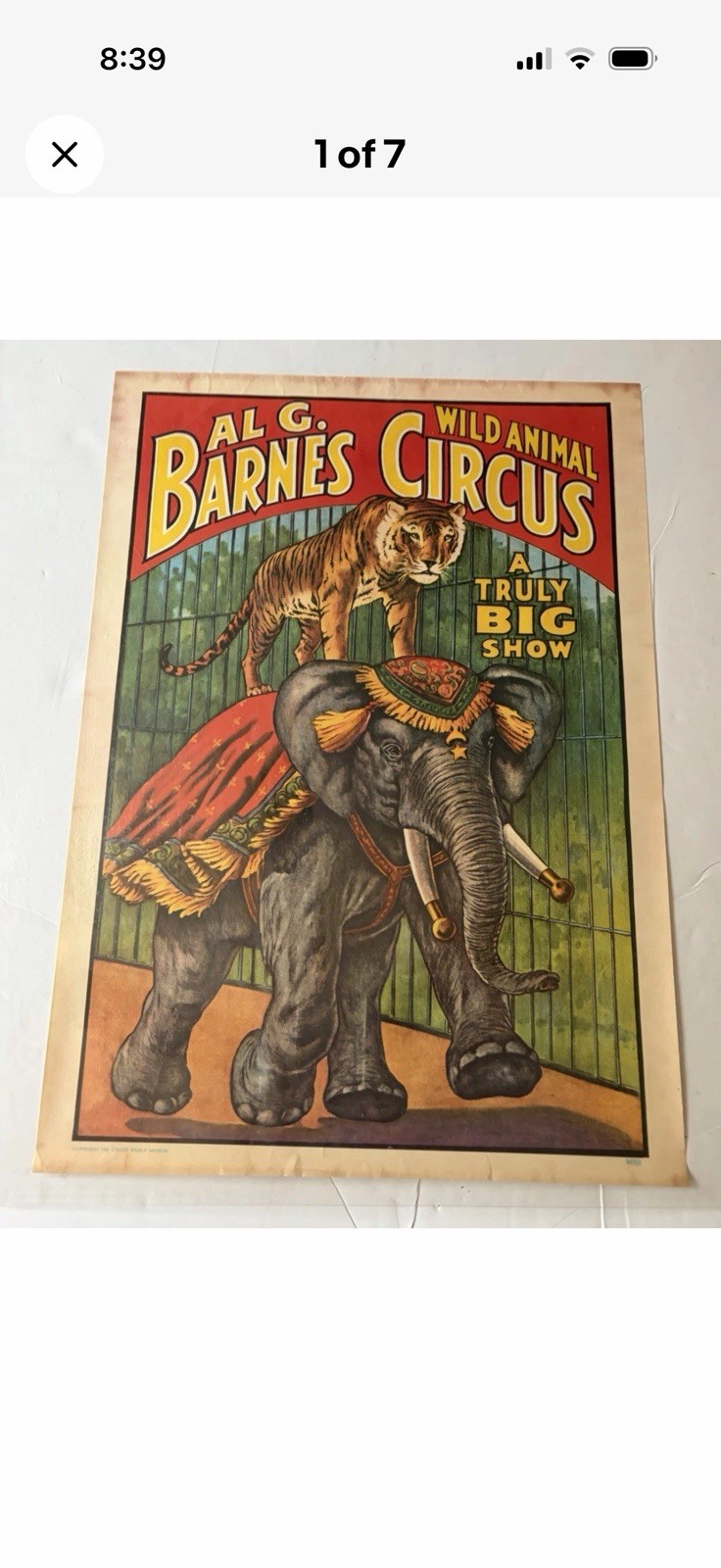 Vtg 1960’s/70’s Circus Posters Repo’s From Late 1800’s/Early 1900’s Lot of 12 Vtg 1960’s/70’s Circus Posters Repo’s From Late 1800’s/Early 1900’s Lot of 12