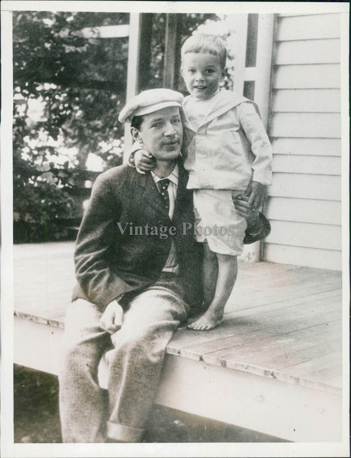 1934 Upton Sinclair Son Nominee Ca Governor Child Historic Vintage Photo 6x8