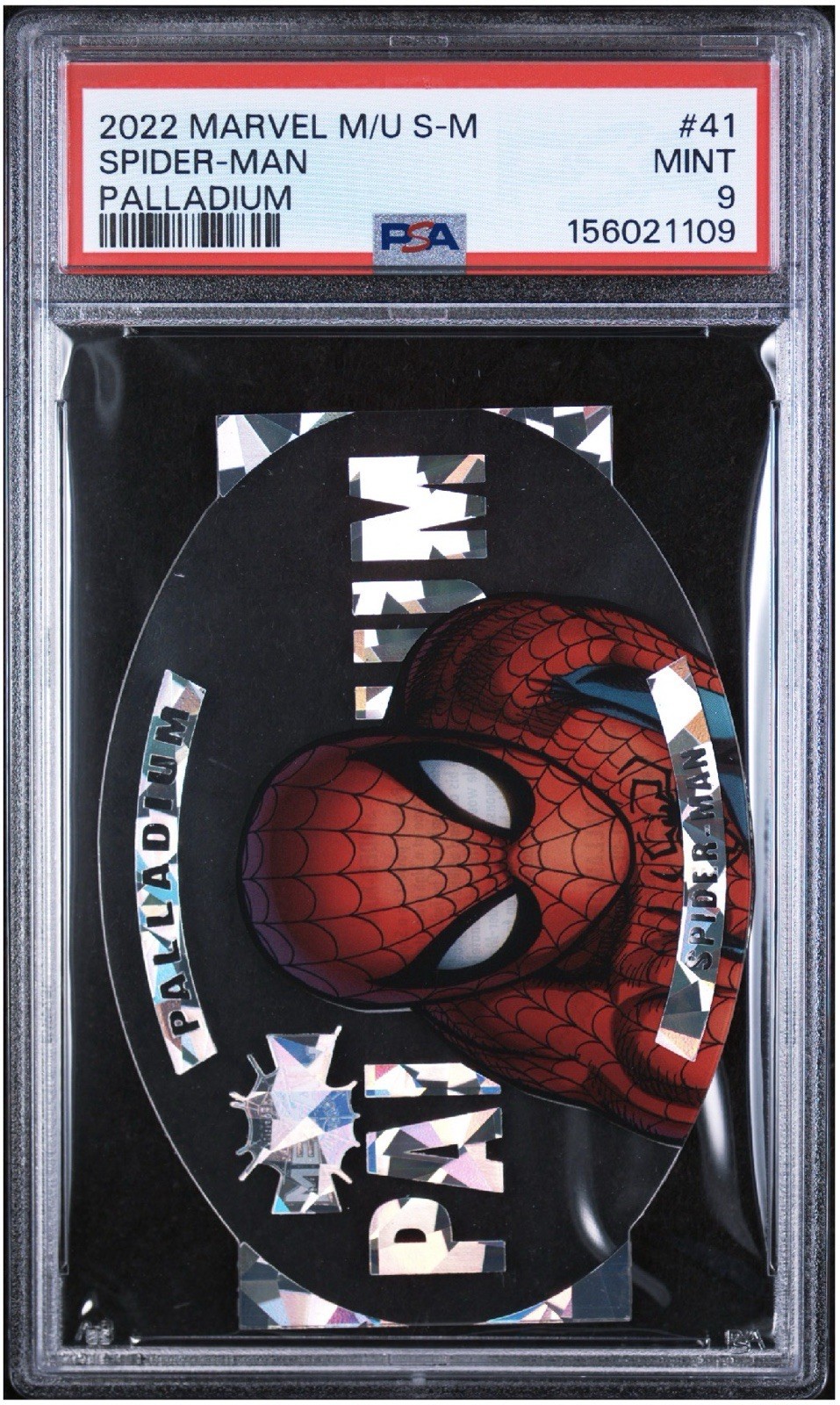 2022 Upper Deck Skybox Marvel Metal Universe Spider-Man PALLADIUM #41 PSA 9 2022 Upper Deck Skybox Marvel Metal Universe Spider-Man PALLADIUM #41 PSA 9