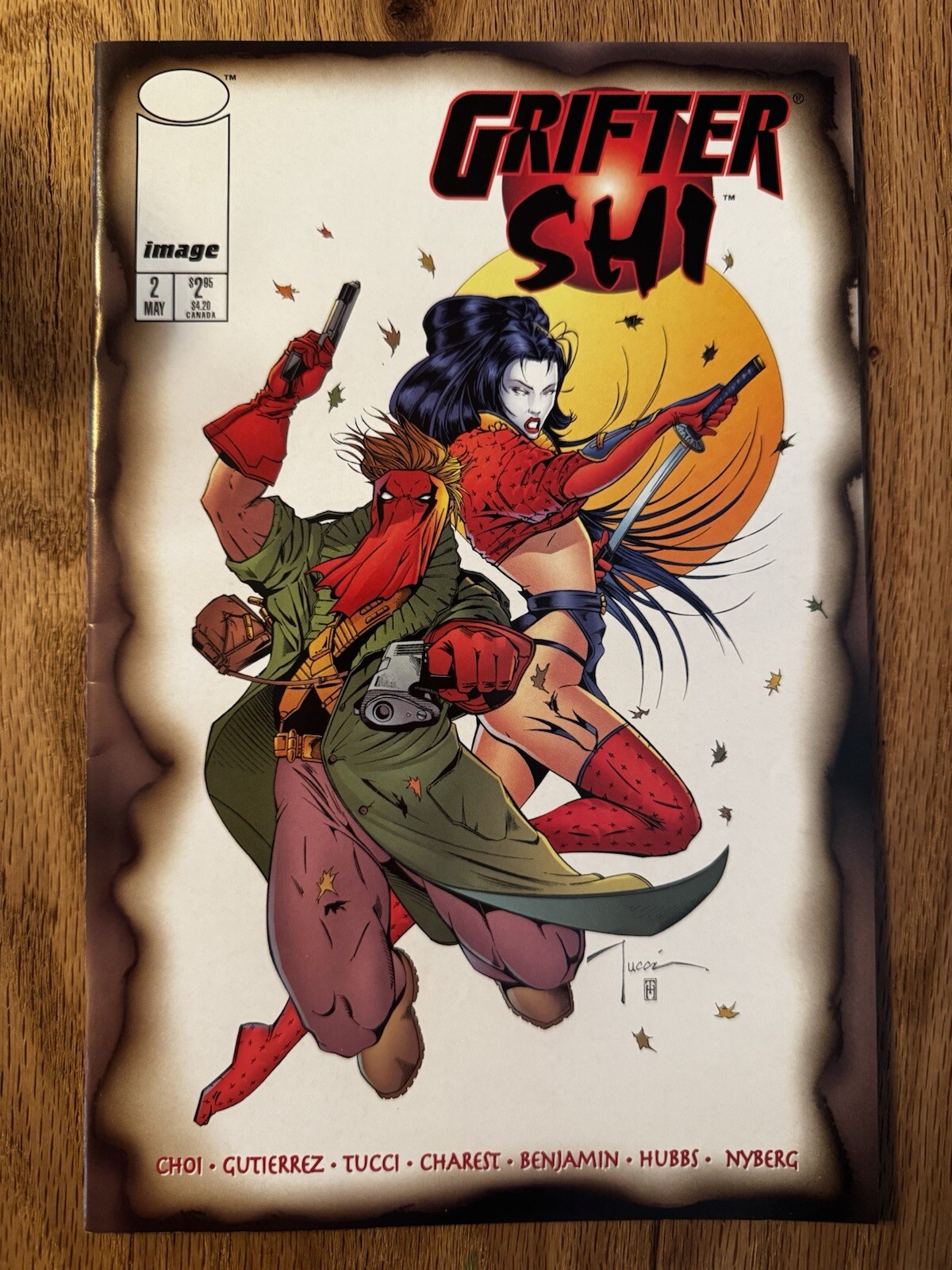 1996 Image Comics Grifter Shi Issue 2 William Tucci Cover Artist 