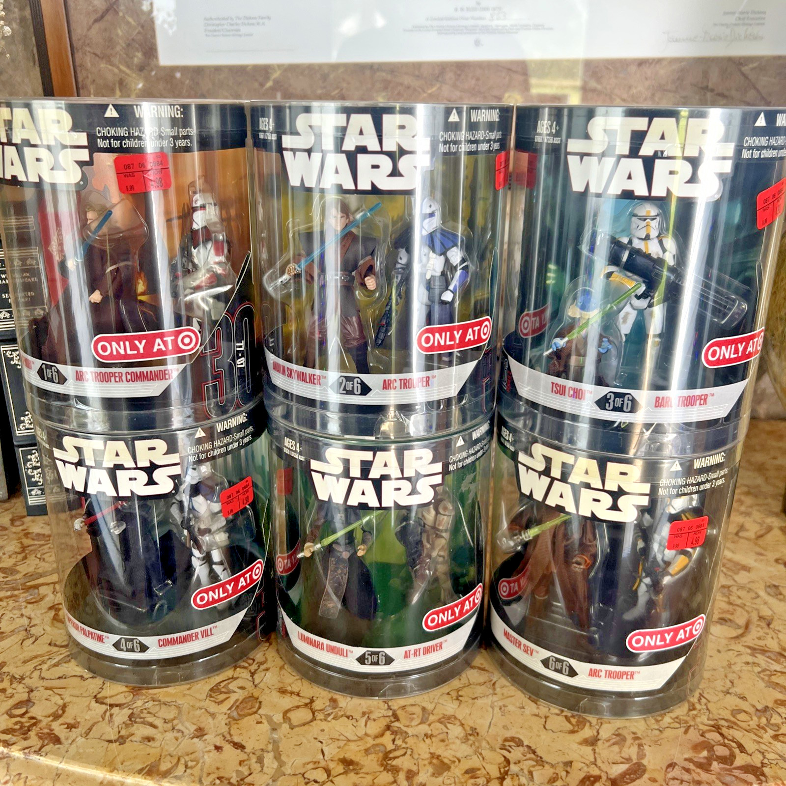 New Lot Star Wars Order 66 Pack  1-6 Brand New Original Unopened Pack Target