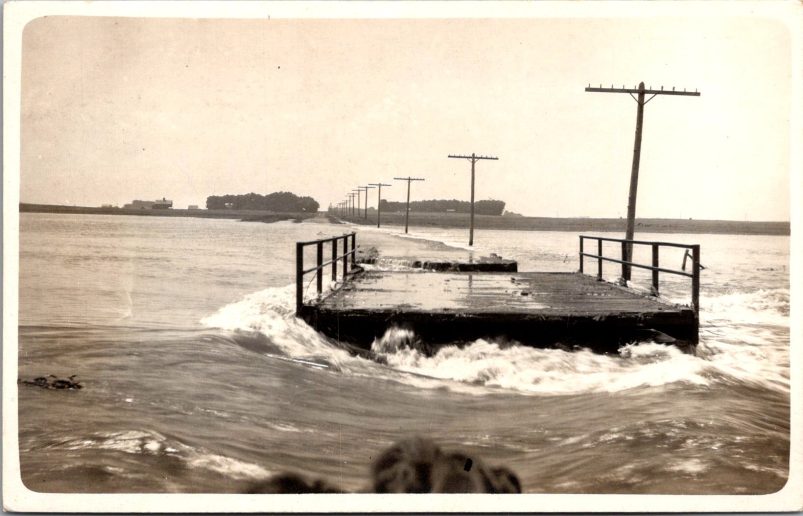 Devastating 1938 Sta Ana River Flood Southern CA RPPC Real Photo Postcard TPR23