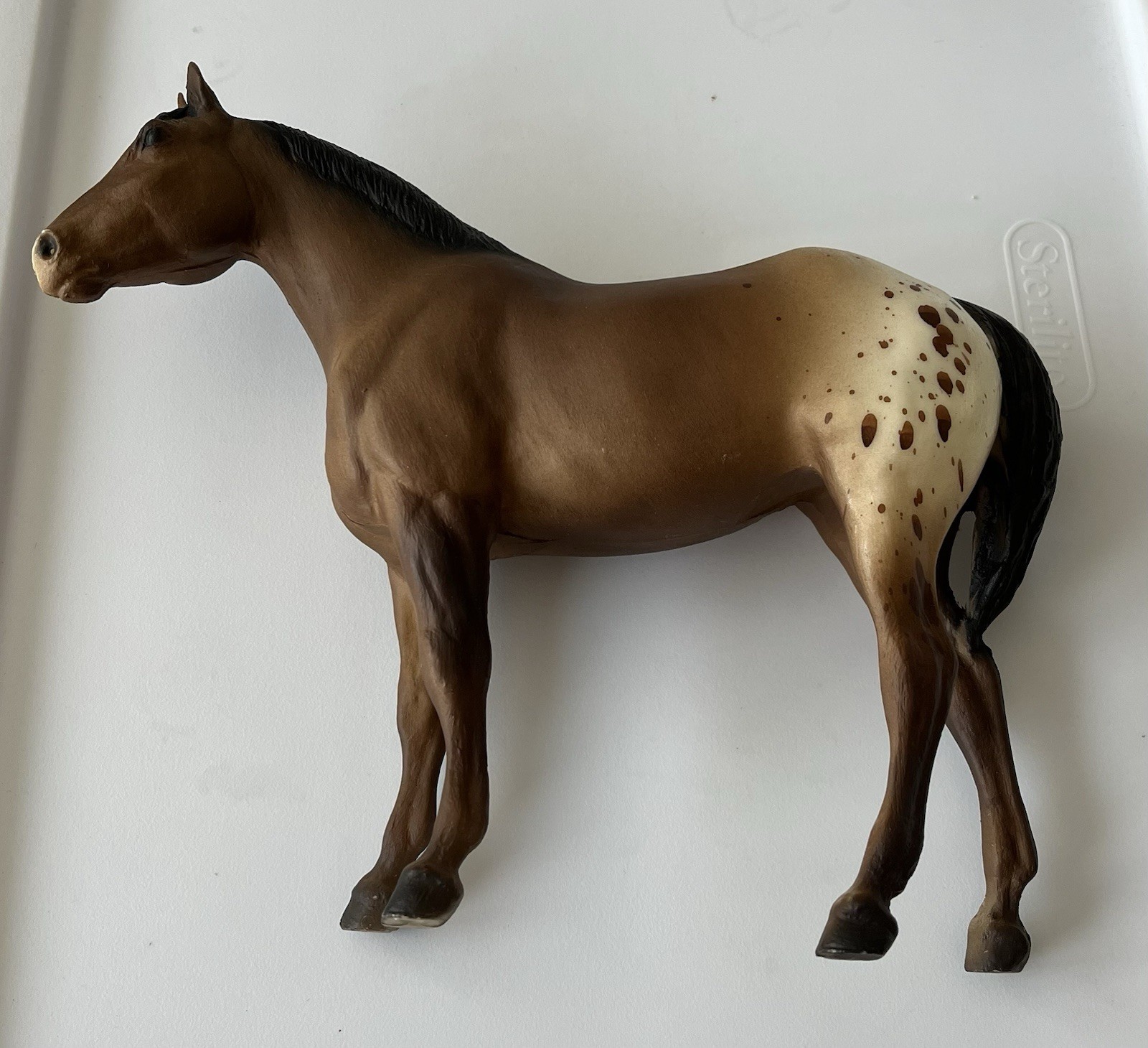 Vintage 1971-1988 Breyer Quarter Horse Yearling Appaloosa #103 Matte & Bay Vintage 1971-1988 Breyer Quarter Horse Yearling Appaloosa #103 Matte & Bay