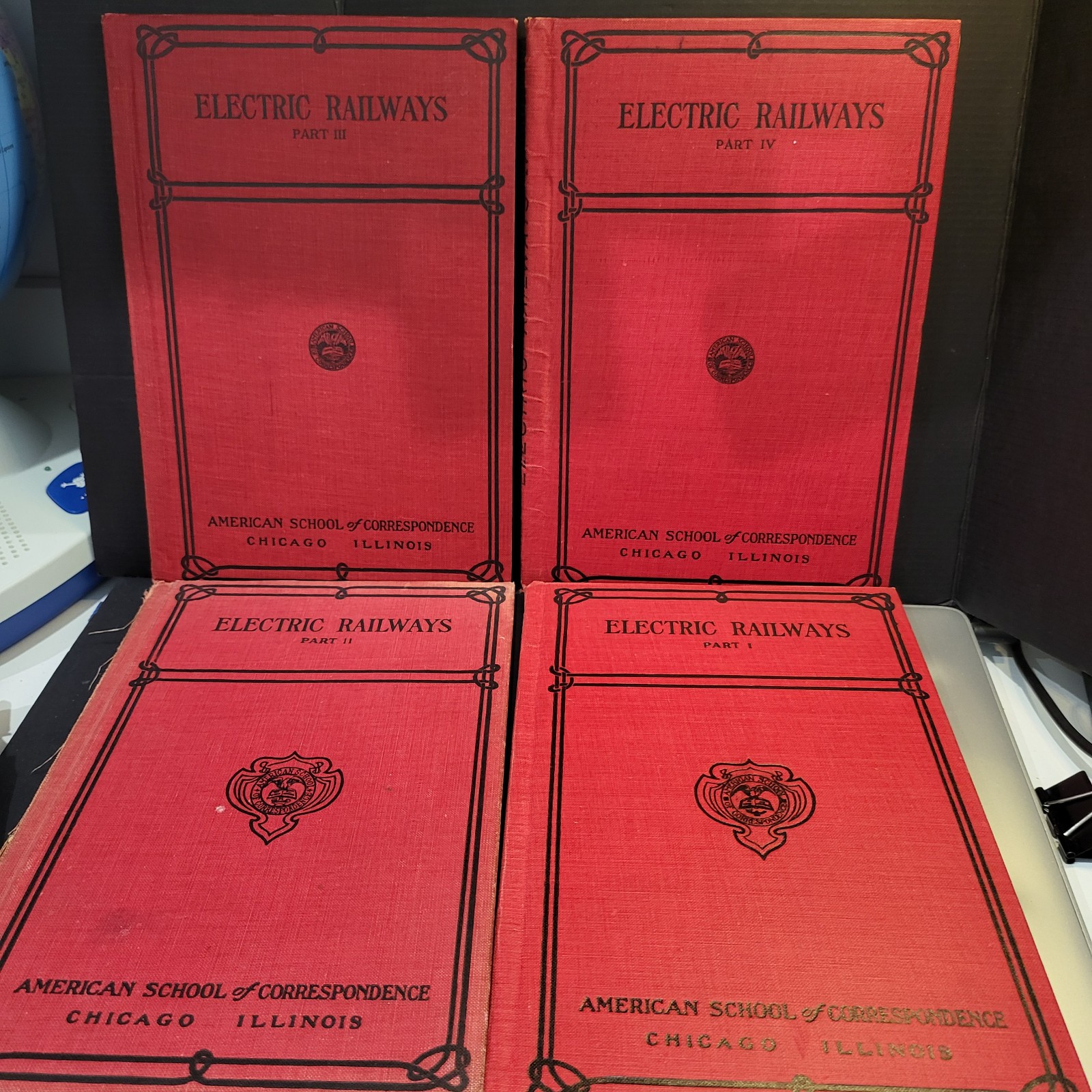 Vintage Electric Railways Books 1 Thru IV RARE