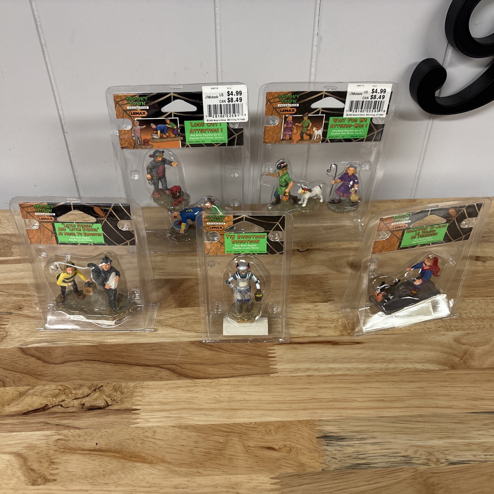 Retired Lemax Spooky Town Figures Retired 2000 & 2002 Retired Lemax Spooky Town Figures Retired 2000 & 2002