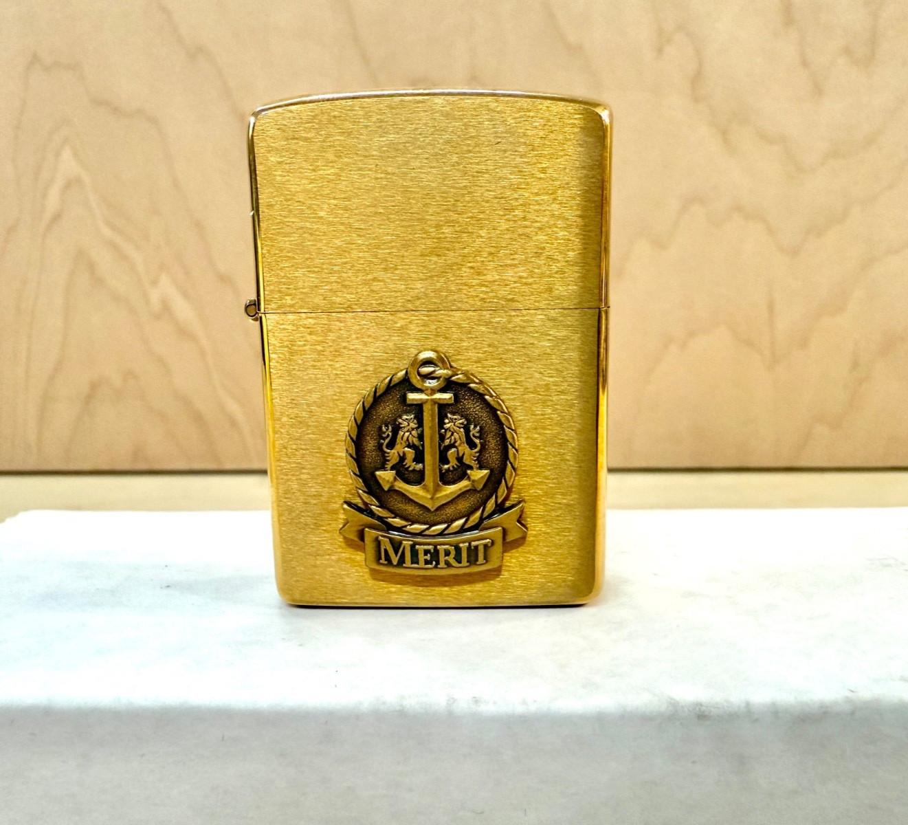 Zippo 1932-1985 Vintage Solid Brass Zippo 1932-1985 Vintage Solid Brass