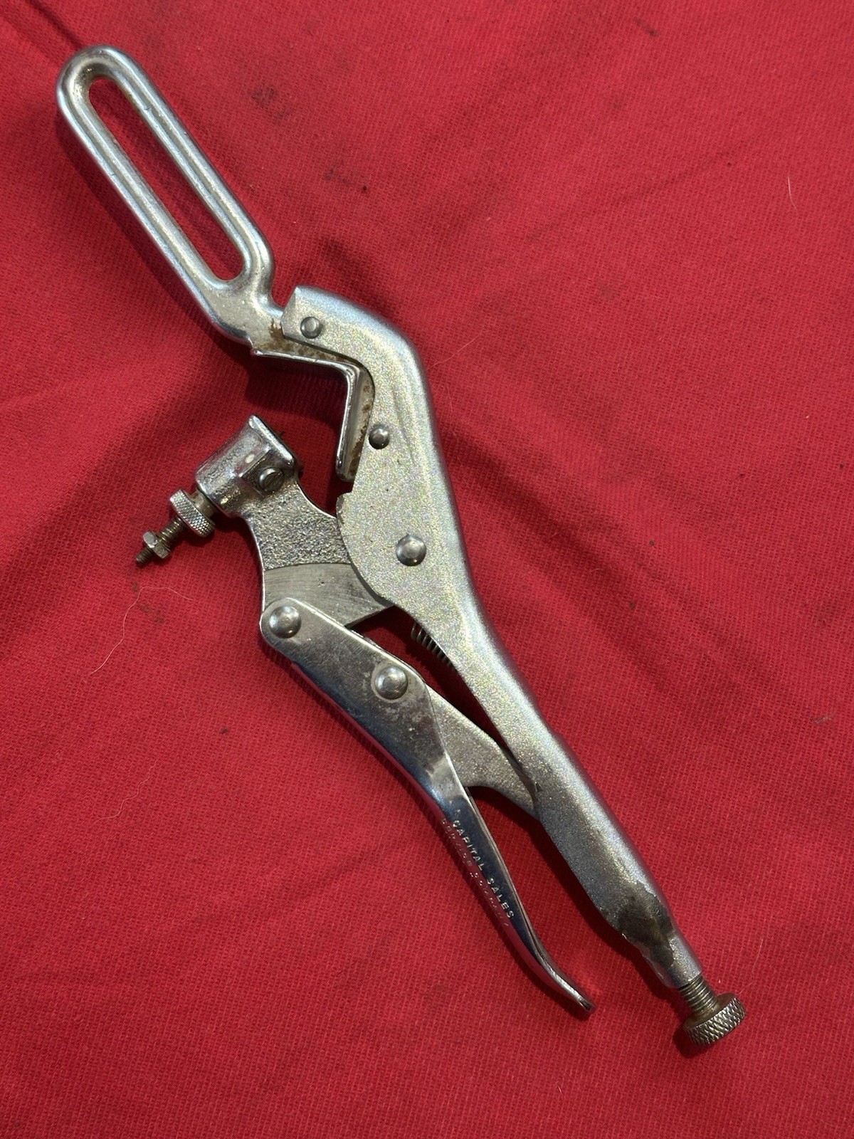 Vintage Jones 2-Way Adjustable Wire Cable Strippers Vise Grip Pliers USA MADE Vintage Jones 2-Way Adjustable Wire Cable Strippers Vise Grip Pliers USA MADE