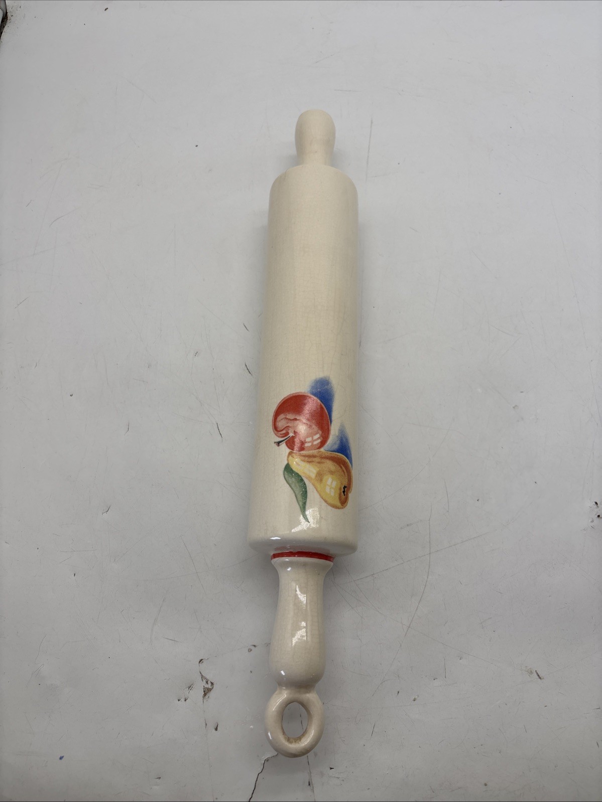 Vintage Harker APPLE Rolling Pin - 15 Vintage Harker APPLE Rolling Pin - 15