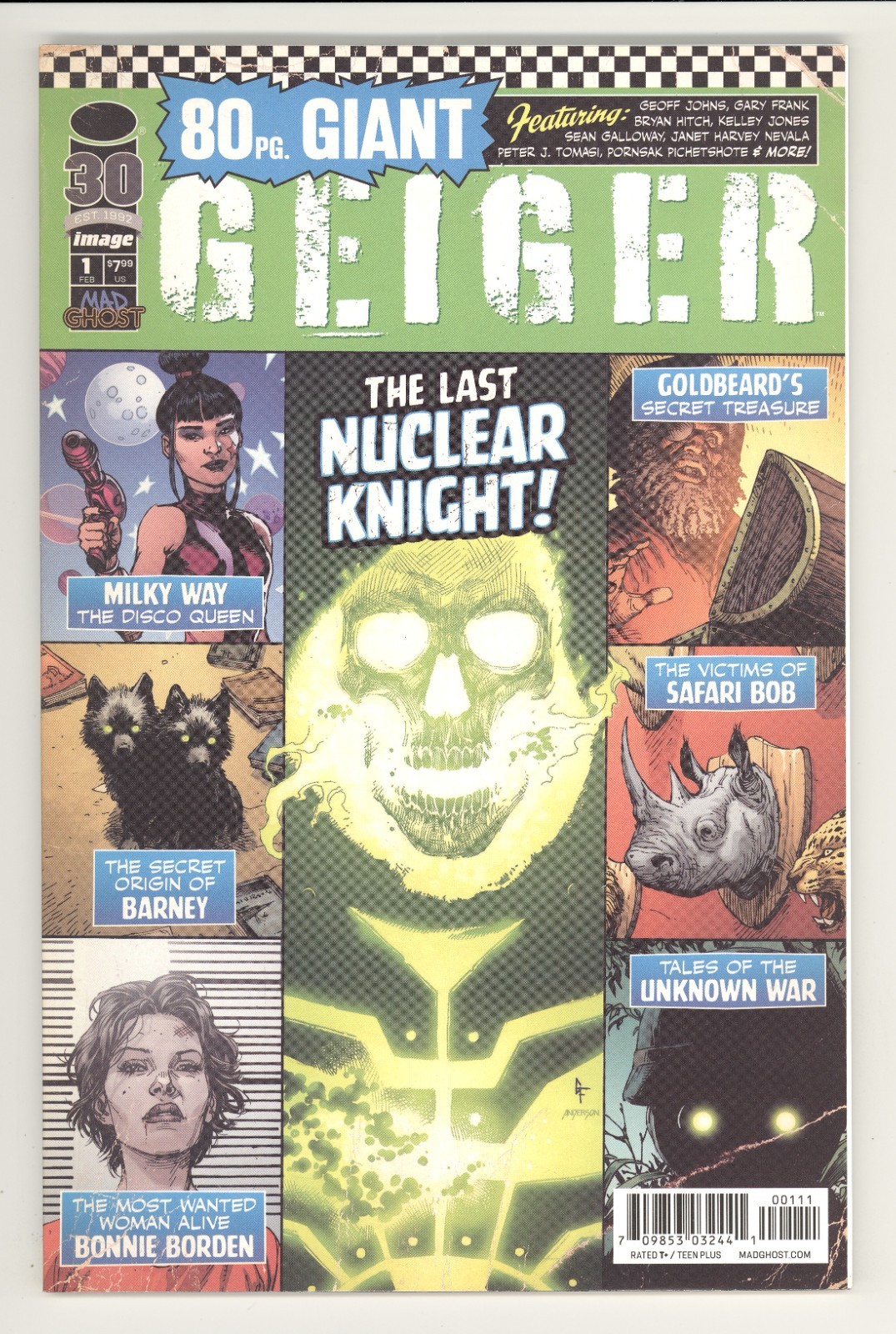 GEIGER 80 PAGE GIANT #1 NM 1ST REDCOAT GEOFF JOHNS IMAGE COMICS 2022 GEIGER 80 PAGE GIANT #1 NM 1ST REDCOAT GEOFF JOHNS IMAGE COMICS 2022