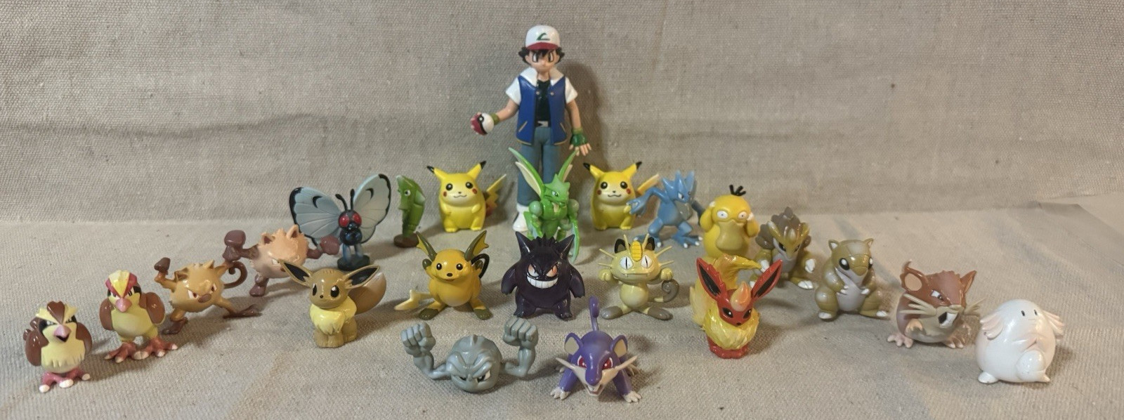 Pokémon TOMY Figurines 1990s Gengar Translucent Psyduck Golduck Vtg Lot of 23 Pokémon TOMY Figurines 1990s Gengar Translucent Psyduck Golduck Vtg Lot of 23
