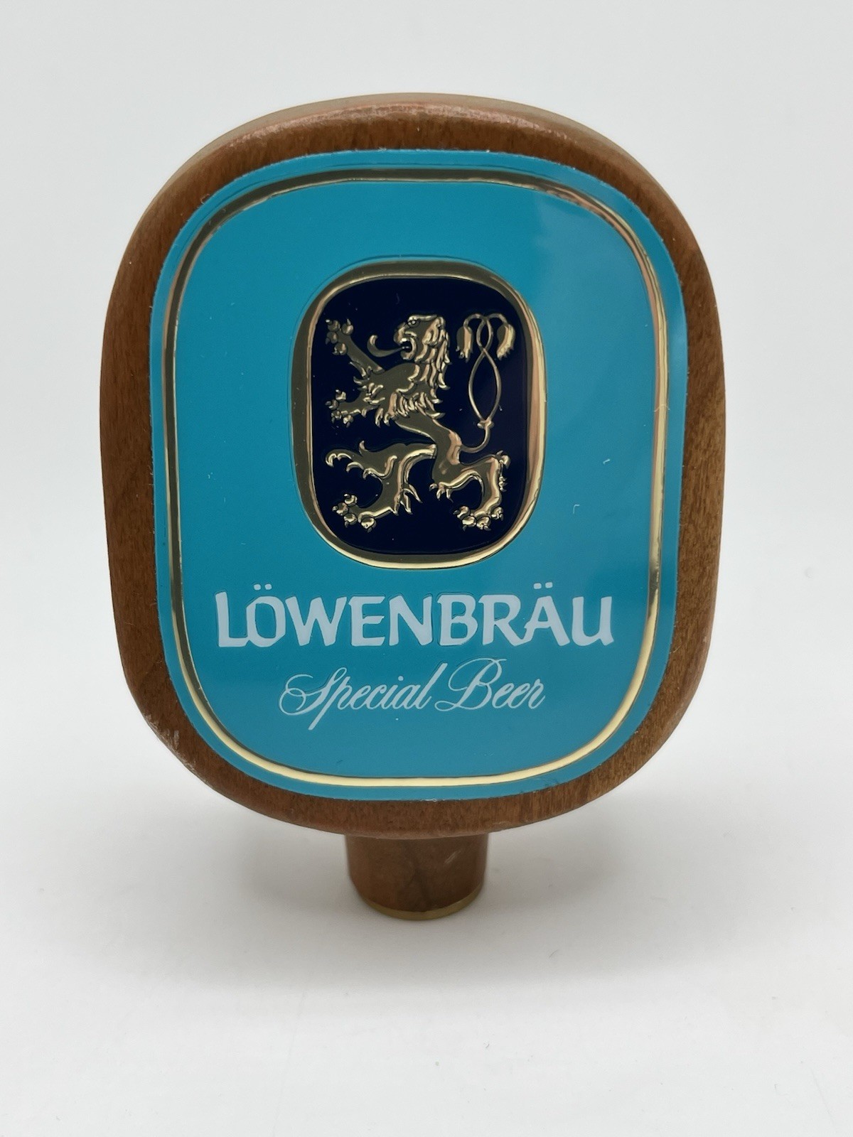 Vintage Lowenbrau Dark Special Beer Wood Tap Handle Knob Pull Bar Man Cave EUC Vintage Lowenbrau Dark Special Beer Wood Tap Handle Knob Pull Bar Man Cave EUC