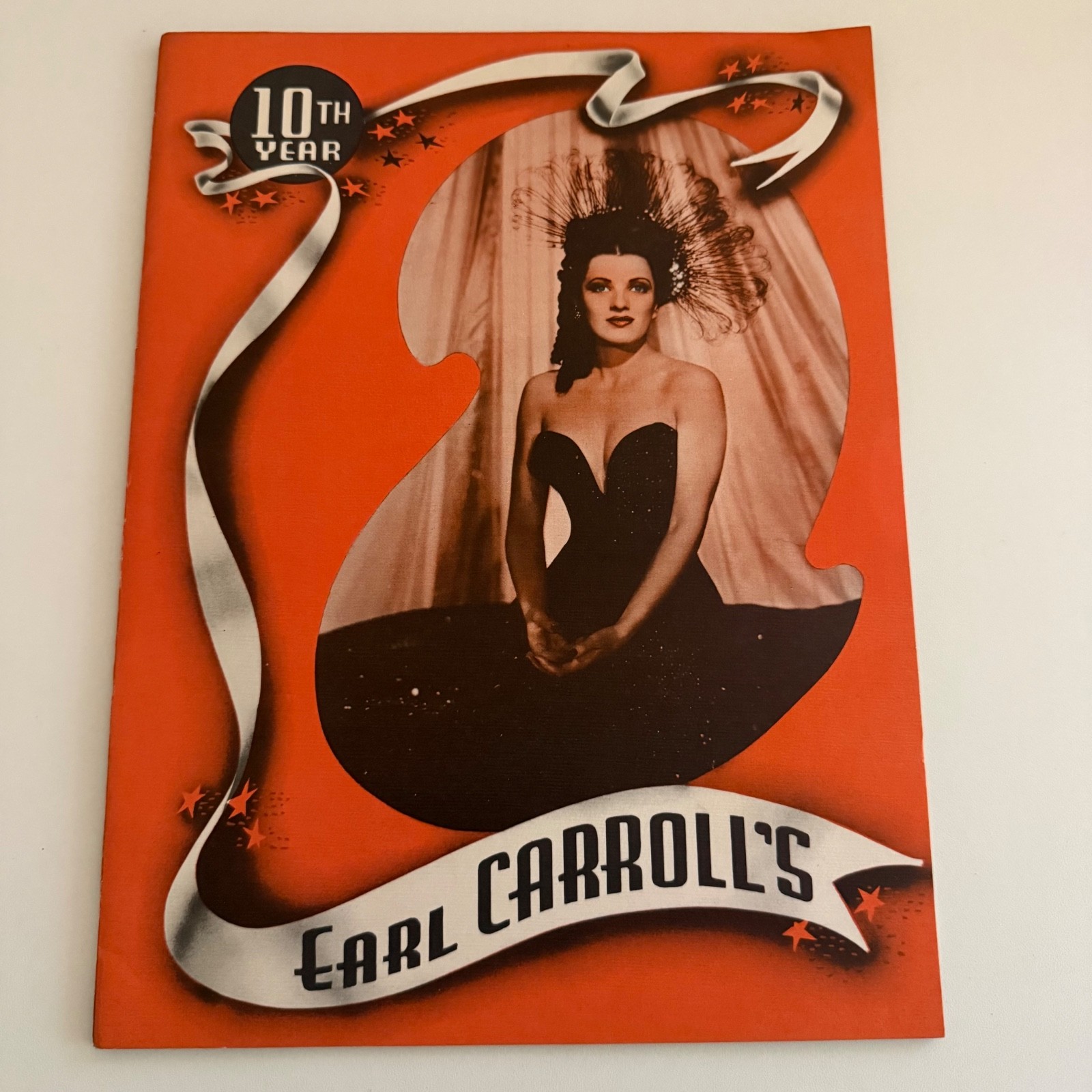 Vtg 1948 Program Earl Carroll's Vanities Theatre Restaurant Hollywood 10th Year Vtg 1948 Program Earl Carroll's Vanities Theatre Restaurant Hollywood 10th Year