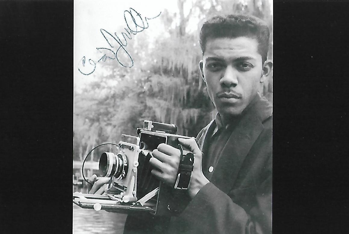 Cecil Williams signed/auto 4x6 photo Civil Rights photographer RARE COA LOOK