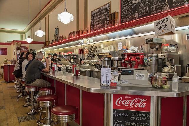 Photo:Asheville North Carolina 2016 Woolworth Soda Fountain Five and Dime