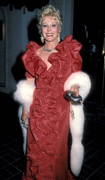 Eva Gabor at Marvin Davis\'s 3rd Anniversary as Head of 20th Centur- Old Photo